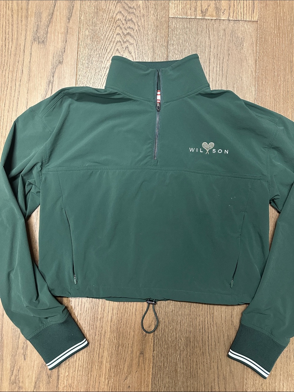 Wilson Women's Davenport Dark Green Quarter-Zip